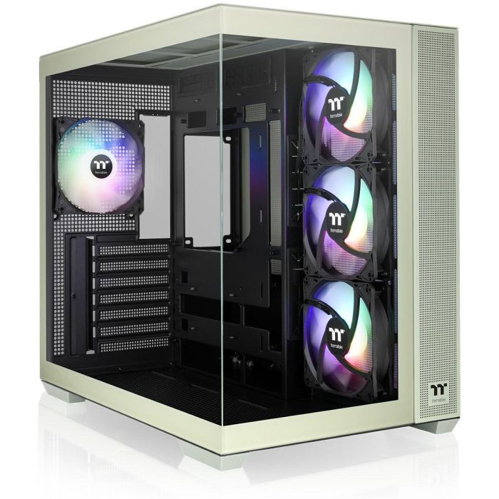 Thermaltake View 380 TG ARGB Midi Tower PC Verde - Caja Gaming con Panel Vidrio Templado e Iluminación RGB 0 Thermaltake View 380 TG ARGB Midi Tower PC Verde - Caja Gaming con Panel Vidrio Templado e Iluminación RGB 0
