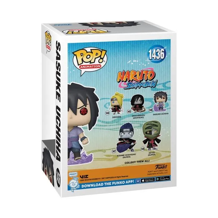 Funko POP Figura Naruto Shippuden Sasuke Uchiha Vinilo 9cm Caja Regalo