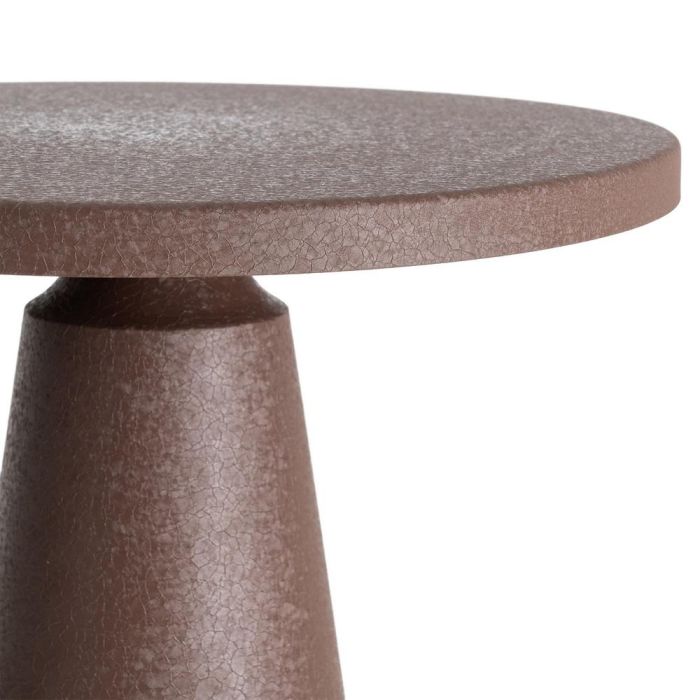 Mesita Marrón Acero 50,50 X 50,50 X 61 cm