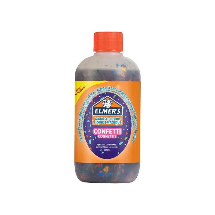 Cola Elmer´S Slime Liquido Magico Activador 245 Ml Confetti (Set de 6)