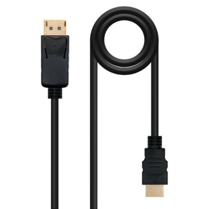 Adaptador DisplayPort a HDMI NANOCABLE 10.15.430 Negro