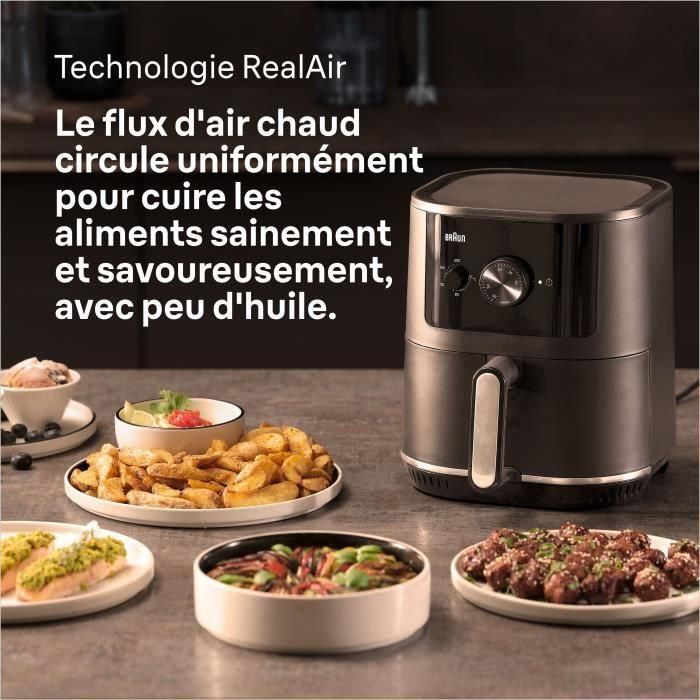Braun BRA8021098004154 Freidora de Aire MultiFry 3, 1500W, 4.3L, Negra 4 Braun BRA8021098004154 Freidora de Aire MultiFry 3, 1500W, 4.3L, Negra 4