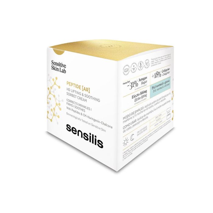 Sensilis PEPTIDE [AR] Crema Sorbete Efecto Lifting Antiarrugas y Antiedad - Tratamiento Facial Reafirmante 50 ml 1