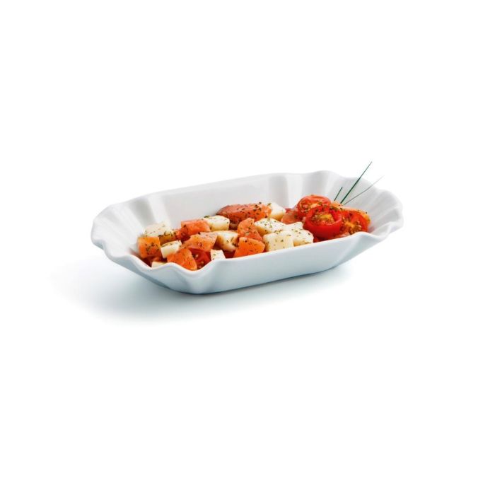 Quid Tapa Ración Porcelana Gastro Fun Blanco 20,5x11x3,5 cm (12 Unidades) Apto para Lavavajillas y Microondas 1 Quid Tapa Ración Porcelana Gastro Fun Blanco 20,5x11x3,5 cm (12 Unidades) Apto para Lavavajillas y Microondas 1
