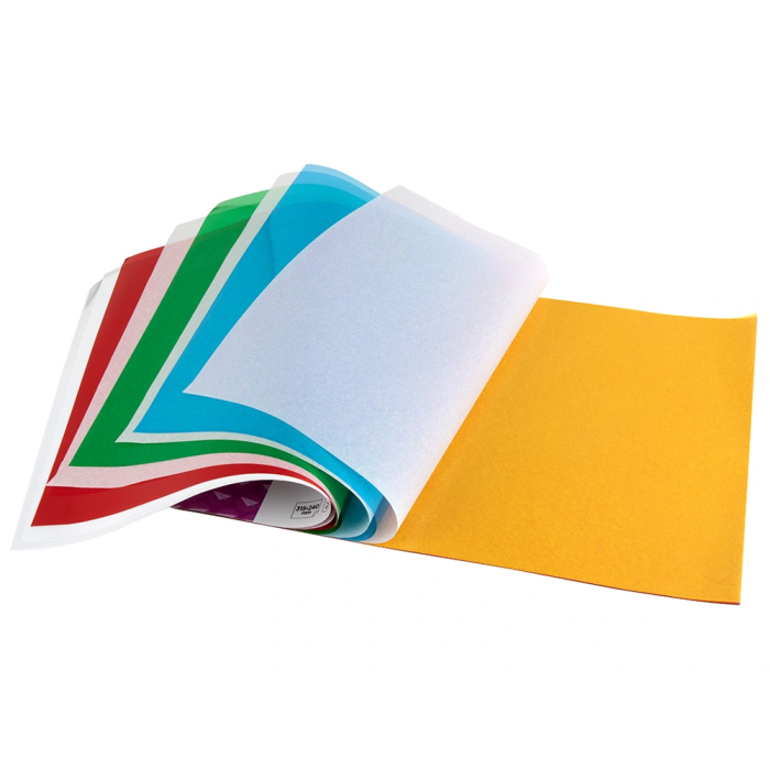 Liderpapel Bloc trabajos manuales celofan 10 hojas colores surtidos 240x315mm 3