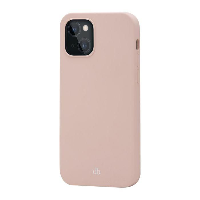 dbramante1928 Funda Monaco para iPhone 13, Silicona Reciclada, Pink Sand, 3 Capas Protección, MagSafe 4