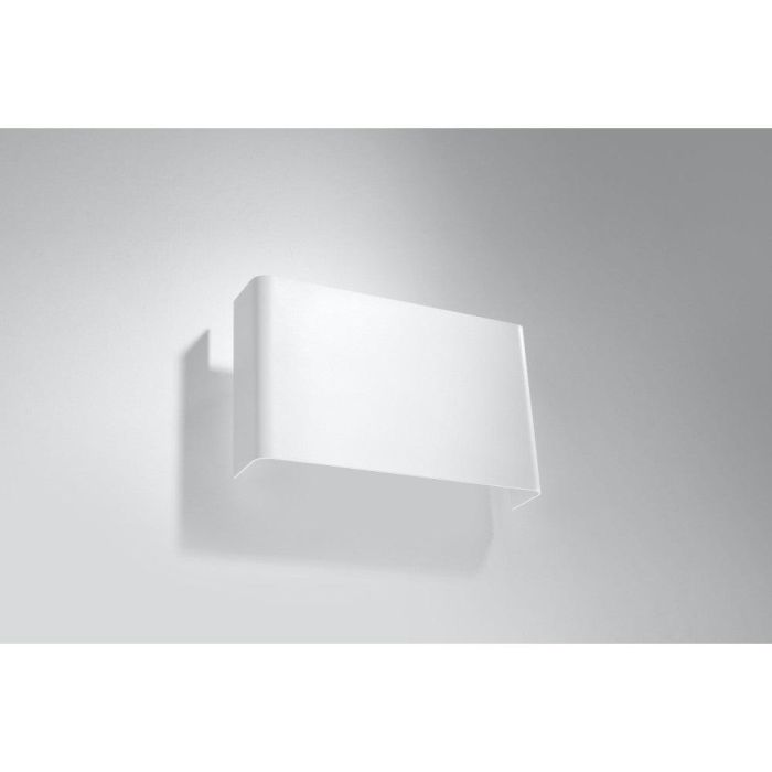 SOL-SL.0419 Aplique de Pared Copertura Moderno Blanco Acero para Interior Diseño Geométrico Iluminación Eficaz 1