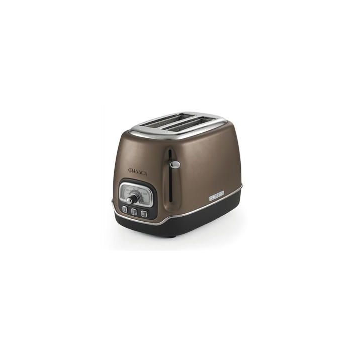 Ariete 158/36 Tostador Classica Bronce, 2 Ranuras, 6 Niveles de Tueste, Bandeja Recogemigas Extraíble Ariete 158/36 Tostador Classica Bronce, 2 Ranuras, 6 Niveles de Tueste, Bandeja Recogemigas Extraíble