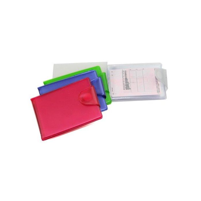 Tarjetero De Bolsillo Iberplas 10 Fundas Fluor 16 unidades