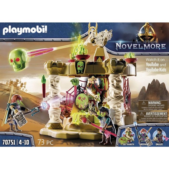 Playmobil Sal'Ahari Sands - Templo Del Skeleton King Sul'thanath con función de inducción, Omagus y Andowan 2 Playmobil Sal'Ahari Sands - Templo Del Skeleton King Sul'thanath con función de inducción, Omagus y Andowan 2