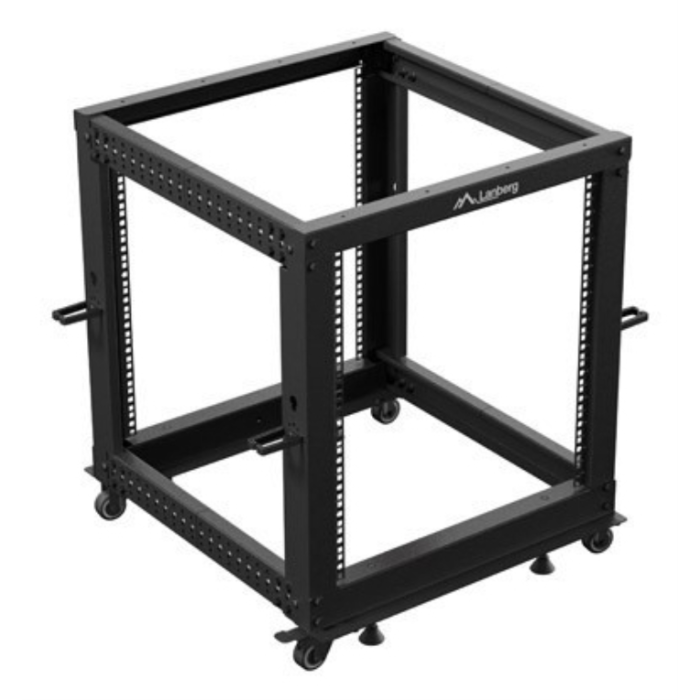 Lanberg OR01-6112-B Armario Rack Independiente 12U Negro, Carga 600 kg, con Ruedas 4 Lanberg OR01-6112-B Armario Rack Independiente 12U Negro, Carga 600 kg, con Ruedas 4
