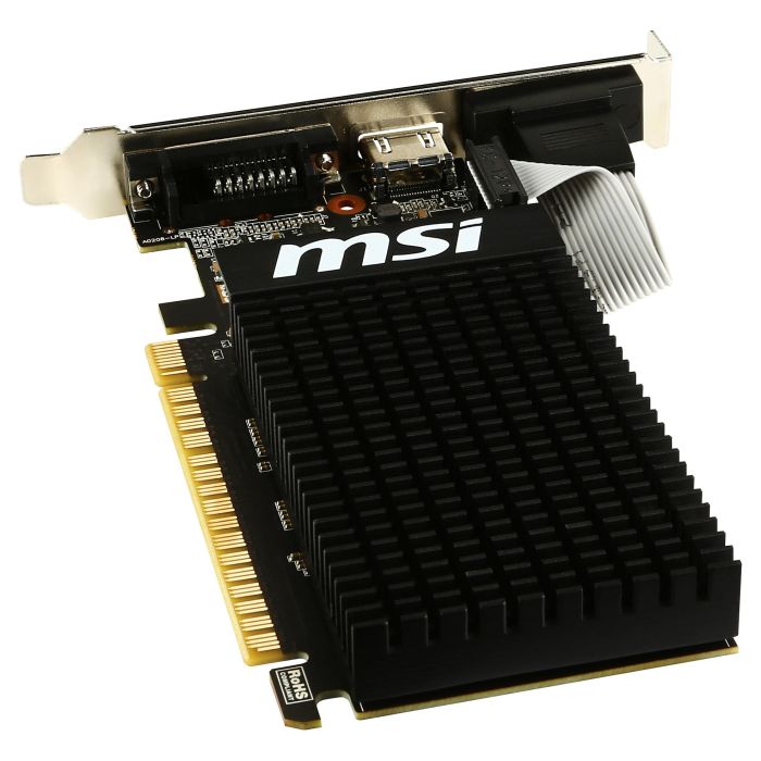 MSI 912-V809-2016 Tarjeta Gráfica NVIDIA GeForce GT 710 2 GB GDDR3 Pasivo 4