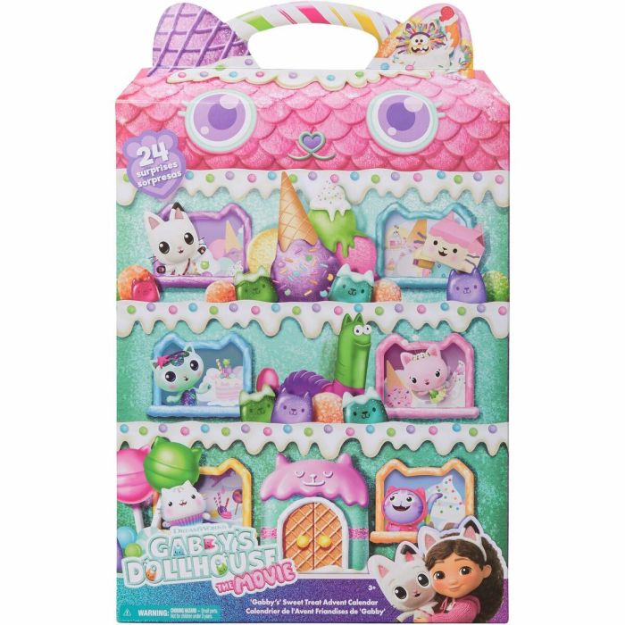 Spinmaster Casa de Muñecas Gabby - Calendario de Adviento SPI6072876 - 24 Sorpresas - A partir de 3 Años - Gabby y la Casa Mágica