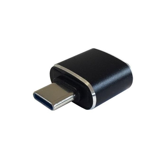 Aisens Mini Adaptador Usb 3.1 gren2 3A Tipo Usb-C-M - A-H Negro