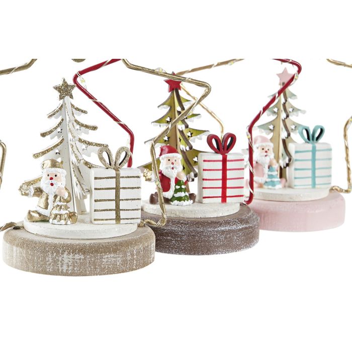 DKD Home Decor Figura Navidad Fantasía LED Estrella Rojo Dorado 7x14x13 cm (6 Unidades) 2 DKD Home Decor Figura Navidad Fantasía LED Estrella Rojo Dorado 7x14x13 cm (6 Unidades) 2