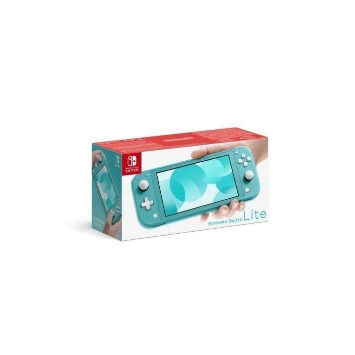 Nintendo SWLITE AT Switch Lite Consola de Juego Portátil Compacta y Ligera Azul Turquesa con Pantalla 5.5" HD y 32GB de Almacenamiento 3