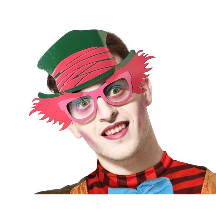 Gafas Sombrerero Loco con Diseño de Sombrero Integrado para Carnaval y Fiestas de Fantasía 0 Gafas Sombrerero Loco con Diseño de Sombrero Integrado para Carnaval y Fiestas de Fantasía 0