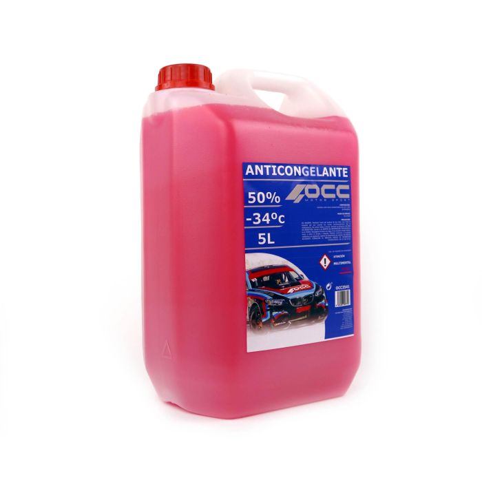 Anticongelante OCC Motorsport 50% Orgánico Rosa (5 L) 1 Anticongelante OCC Motorsport 50% Orgánico Rosa (5 L) 1