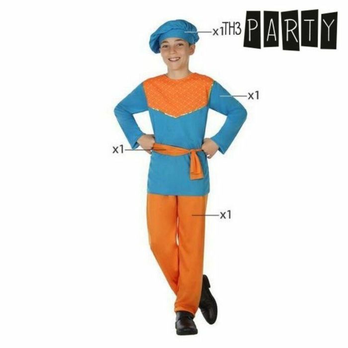 Disfraz para Niños Paje Azul 4 pcs 3 Disfraz para Niños Paje Azul 4 pcs 3