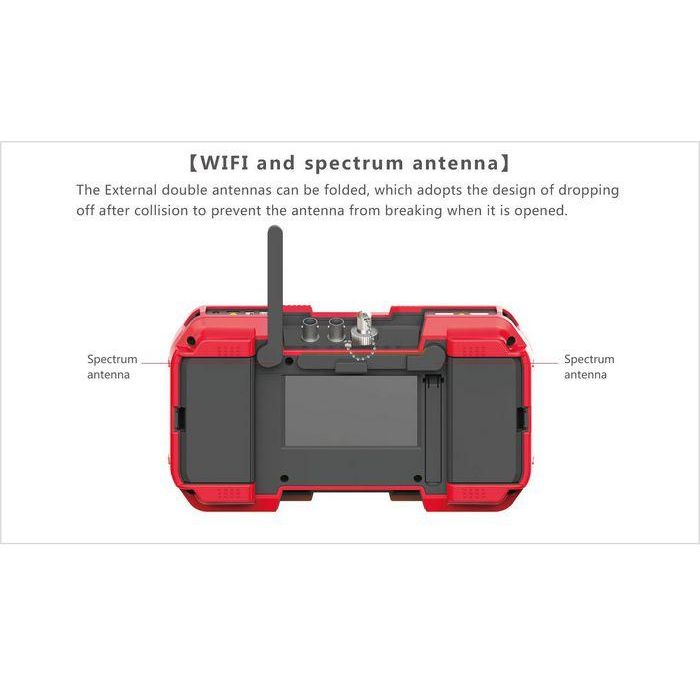 Ernitec Monitor Tester Multiformato WiFi Pantalla Táctil 7 pulgadas HDCVI/AHD/TVI/CVBS IPC PoE+ Salida Alimentación 12V/2A y 5V/2A 6