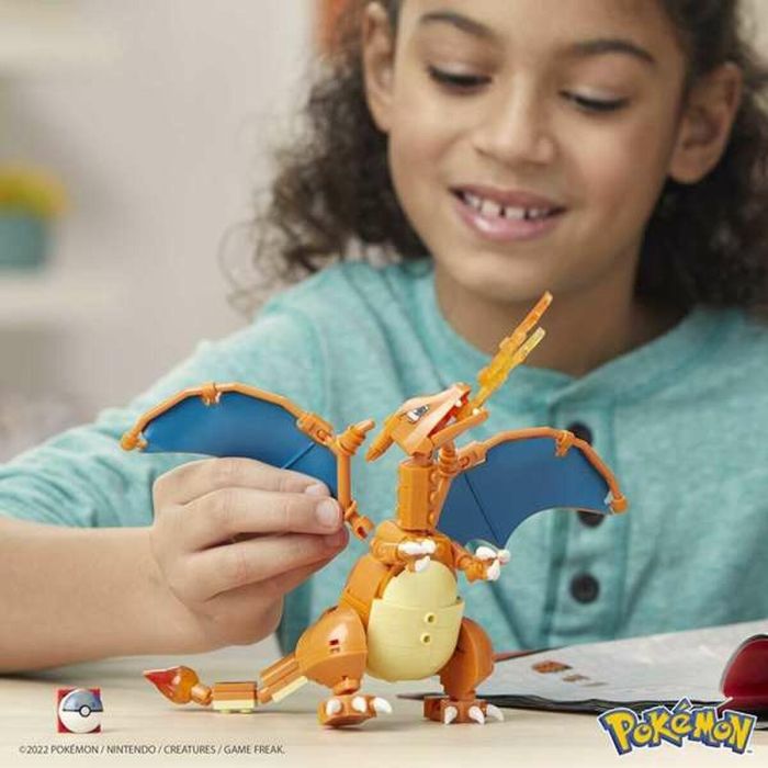 Mattel Juego de Construcción Pokémon Charizard Mega Figura de 10+ cm, 222 Piezas, Edad 11+ Años 1 Mattel Juego de Construcción Pokémon Charizard Mega Figura de 10+ cm, 222 Piezas, Edad 11+ Años 1