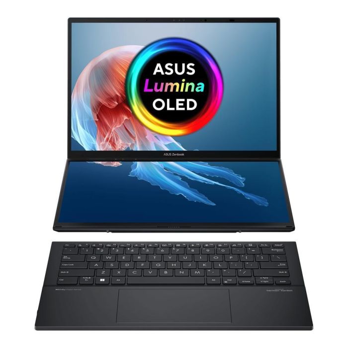 Asus Zenbook Duo UX8406MA - Portátil 14" Doble Pantalla OLED, Intel Core Ultra 9 185H, 32GB RAM, SSD 1TB, Windows 11 Home - Pz255 W Asus Zenbook Duo UX8406MA - Portátil 14" Doble Pantalla OLED, Intel Core Ultra 9 185H, 32GB RAM, SSD 1TB, Windows 11 Home - Pz255 W