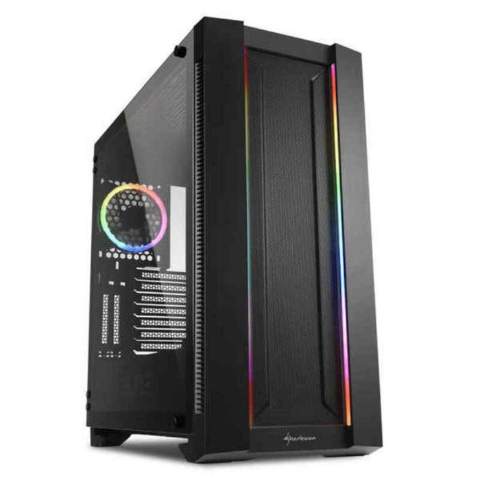 Sharkoon CA200M ELITE SHARK Torre E-ATX Midi RGB Gaming con Soporte GPU Vertical, Refrigeración Líquida y Componentes Alta Gama, Negro Sharkoon CA200M ELITE SHARK Torre E-ATX Midi RGB Gaming con Soporte GPU Vertical, Refrigeración Líquida y Componentes Alta Gama, Negro