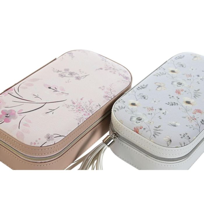 Joyero Tradicional DKD Home Decor Rosa Palo Gris 10 x 5 x 18.5 cm (2 Unidades) 2 Joyero Tradicional DKD Home Decor Rosa Palo Gris 10 x 5 x 18.5 cm (2 Unidades) 2