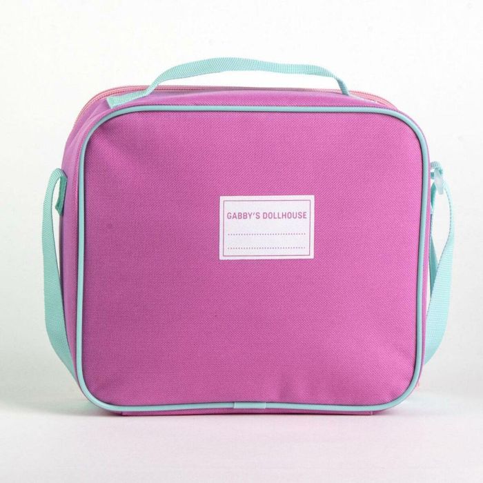 Cerdá Bolsa Térmica Isotérmica Porta Alimentos Gabby's Dollhouse Rosa 23.5x19.5x10 cm para Niñas +3 Años 3