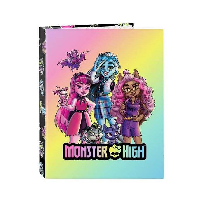 Safta Carpeta Folio Anillas Mixtas 4x25 mm Monster High "Creep" 2 Safta Carpeta Folio Anillas Mixtas 4x25 mm Monster High "Creep" 2