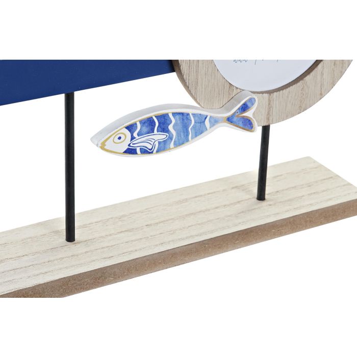 DKD Home Decor Marco Multifoto Colección Calella Mediterráneo Peces Azul Marrón MDF Cristal 6 Largo x 29 Alto x 25 Ancho cm 2