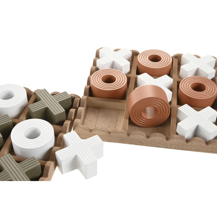 Juego De Mesa Urban DKD Home Decor Verde Camel 18.5 x 3 x 18.5 cm (4 Unidades) 1