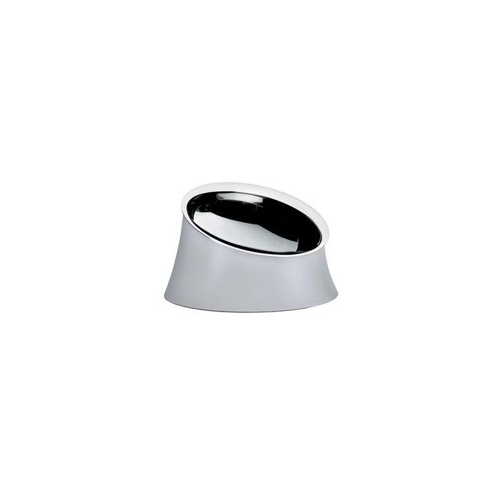 Wowl Comedero Perros Acero Y Resina Blanco 21Cm ALESSI BM13/21 WG