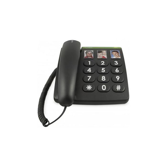 Doro PhoneEasy 331ph Teléfono DECT Negro Doro PhoneEasy 331ph Teléfono DECT Negro