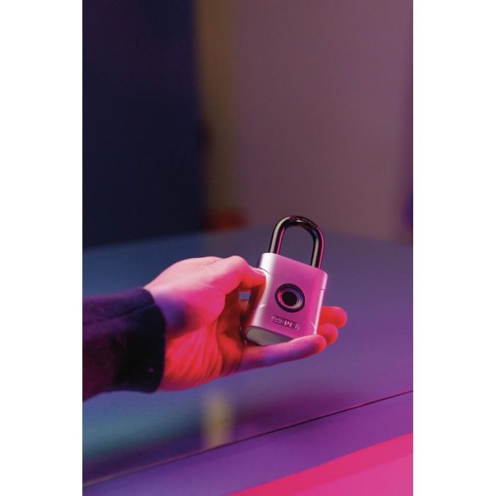 ABUS Touch 57/45 Candado biométrico de huella dactilar para exterior, resistente a la intemperie, zinc de acero/acero endurecido para cobertizo 6