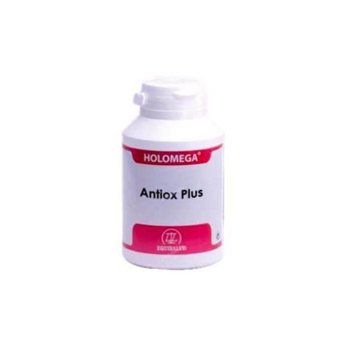 Holomega Antiox Plus 180 Cápsulas, Complemento Alimenticio Antioxidante, Apto para Vegetarianos y Diabéticos