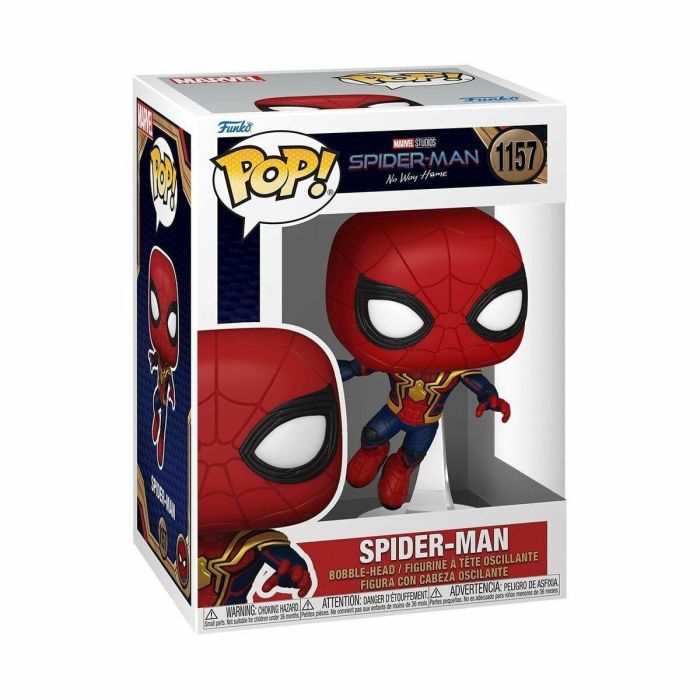 Funko Pop! Marvel Studios Spider-Man Sin Camino a Casa Cabeza Oscilante Figura 9 cm FUN0889698676069 Unisex 12 Funko Pop! Marvel Studios Spider-Man Sin Camino a Casa Cabeza Oscilante Figura 9 cm FUN0889698676069 Unisex 12