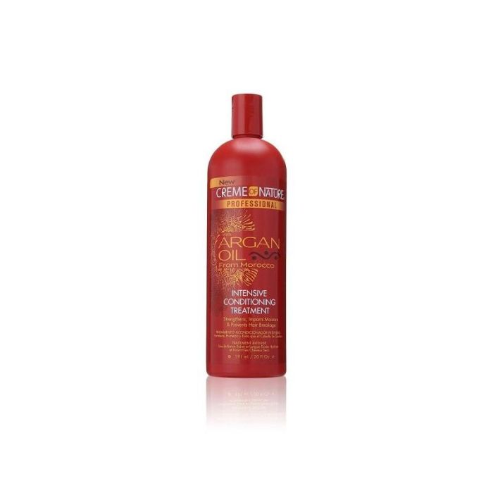 Creme Of Nature Acondicionador Intensivo con Aceite de Argán 591ml - Previene la Rotura y Aporta Humedad Profunda, Ideal para Todo Tipo de Cabello Natural, Teñido o Alisado Creme Of Nature Acondicionador Intensivo con Aceite de Argán 591ml - Previene la Rotura y Aporta Humedad Profunda, Ideal para Todo Tipo de Cabello Natural, Teñido o Alisado