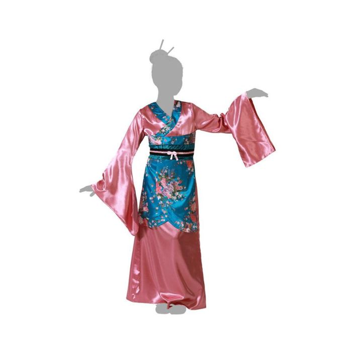 Disfraz China Rosa Vestido Oriental Niña 10-12 Años 4 Disfraz China Rosa Vestido Oriental Niña 10-12 Años 4