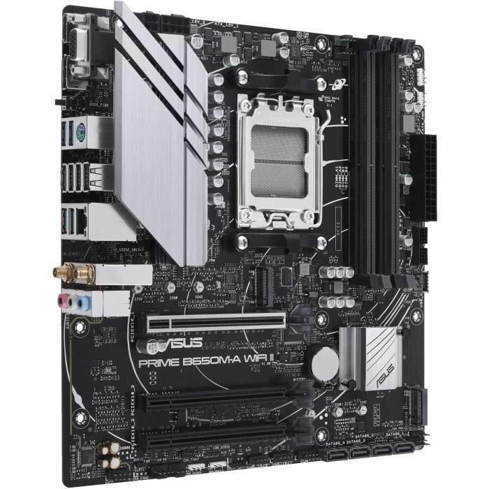 Asus 90MB1EG0-M0EAY0 Placa Base Prime B650M-A WiFi II Micro ATX AM5/DDR5/PCIe 5.0/Wi-Fi 6 2