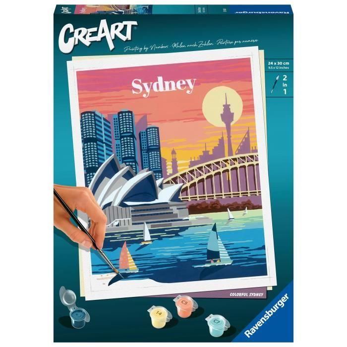 Ravensburger RAV4005556235261 CreArt - Kit de Pintura por Números Sídney 24x30cm