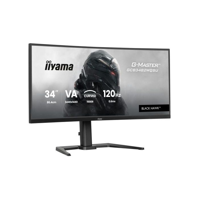 Iiyama G-Master GCB3482WQSU-B1 Monitor Curvo 34" 1440p 120Hz 0.6ms MPRT HDR400 FreeSync Premium Negro 500cd 2 Iiyama G-Master GCB3482WQSU-B1 Monitor Curvo 34" 1440p 120Hz 0.6ms MPRT HDR400 FreeSync Premium Negro 500cd 2