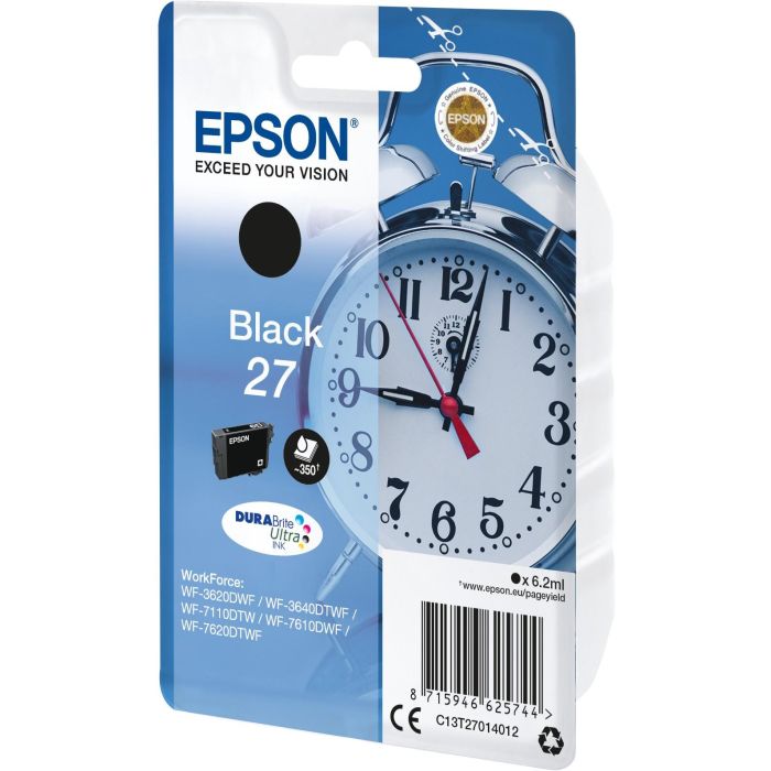 Epson WorkForce WF-3000 y WF-7000 Cartucho Negro nº27 1 Epson WorkForce WF-3000 y WF-7000 Cartucho Negro nº27 1