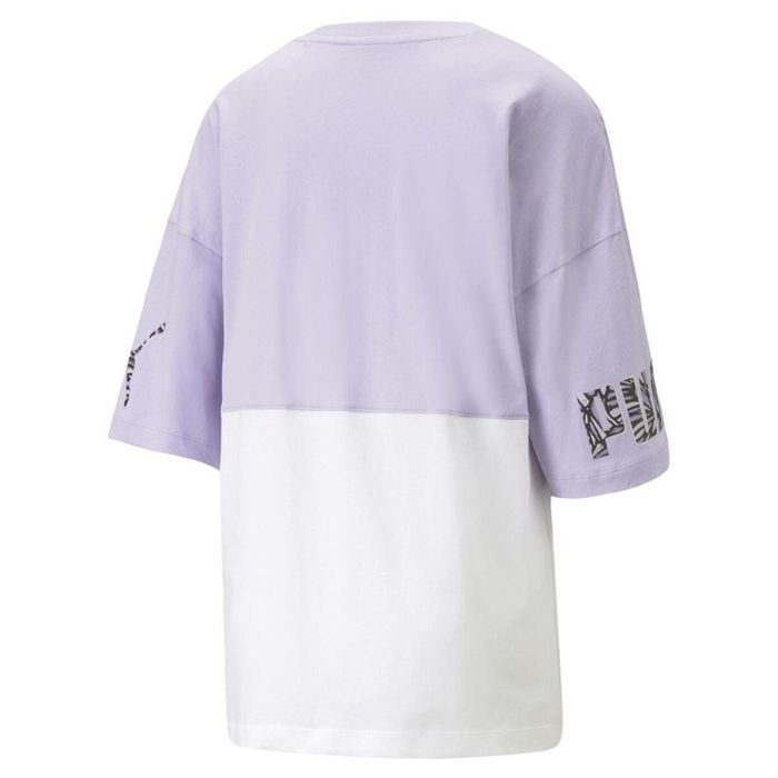 Camiseta de Manga Corta Mujer Puma Power Nova Shin Malva