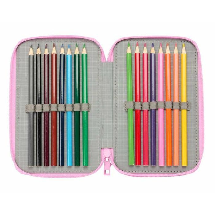 Safta Plumier Triple Gabby's Dollhouse 37 Piezas, Estuche Escolar 12.5x19.5x5.5cm, Edad 3+ Años 2 Safta Plumier Triple Gabby's Dollhouse 37 Piezas, Estuche Escolar 12.5x19.5x5.5cm, Edad 3+ Años 2