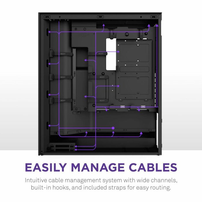NZXT CM-H72FB-R1 H7 Flow RGB Caja de Torre Media con Ventiladores RGB Incluidos - Negra 16