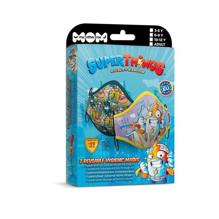 Super Zings Mascarilla Higiénica Premium para Niños de 10 a 12 Años 1