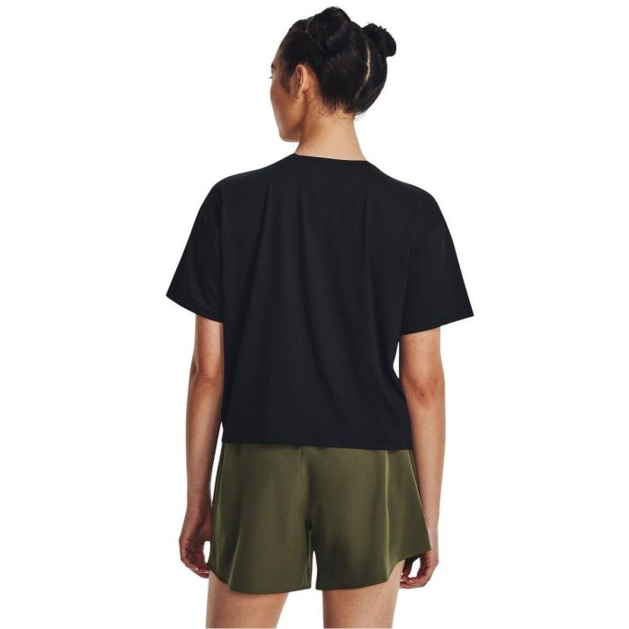 Camiseta de Manga Corta Mujer Under Armour Negro Fitness 10-12 Años 5