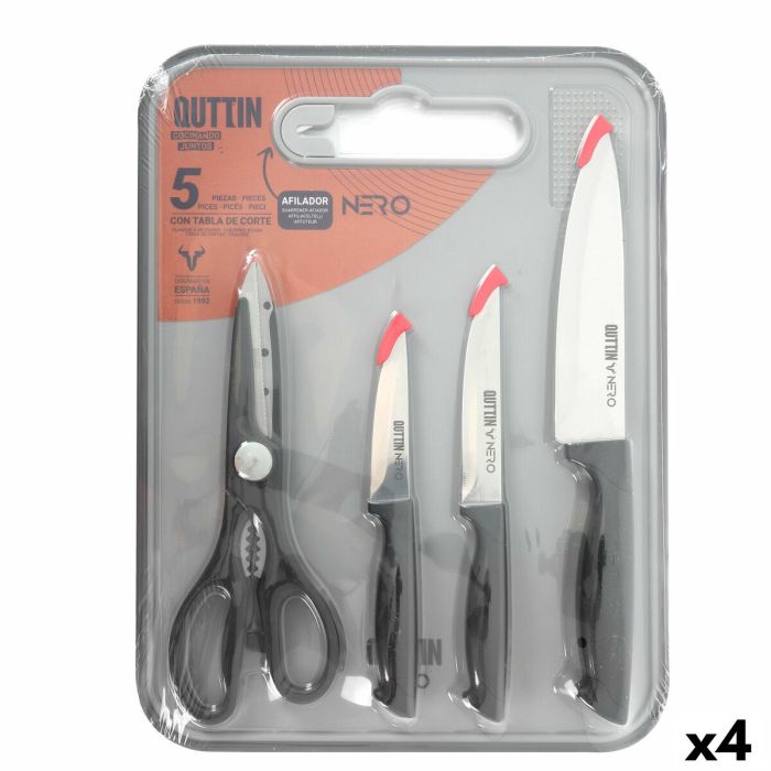 Set de Cuchillos Quttin Nero 5 Piezas (4 Unidades) 0 Set de Cuchillos Quttin Nero 5 Piezas (4 Unidades) 0