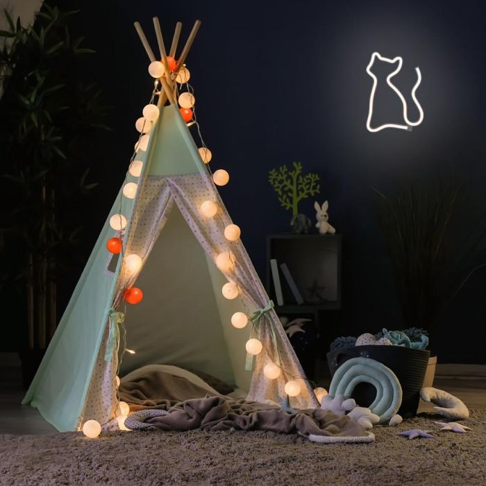 Lampara Forever Neon Led Light Cat 6 Lampara Forever Neon Led Light Cat 6